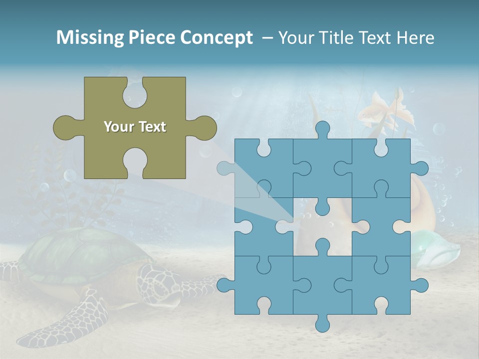 Ruiny Piasek Zatopiony PowerPoint Template