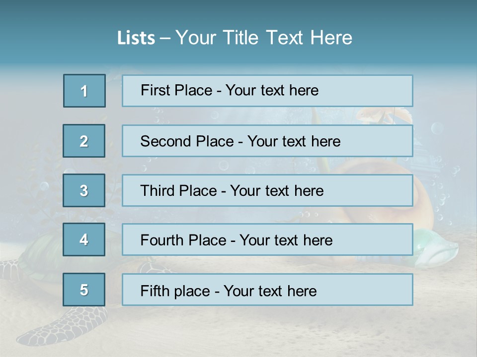 Ruiny Piasek Zatopiony PowerPoint Template