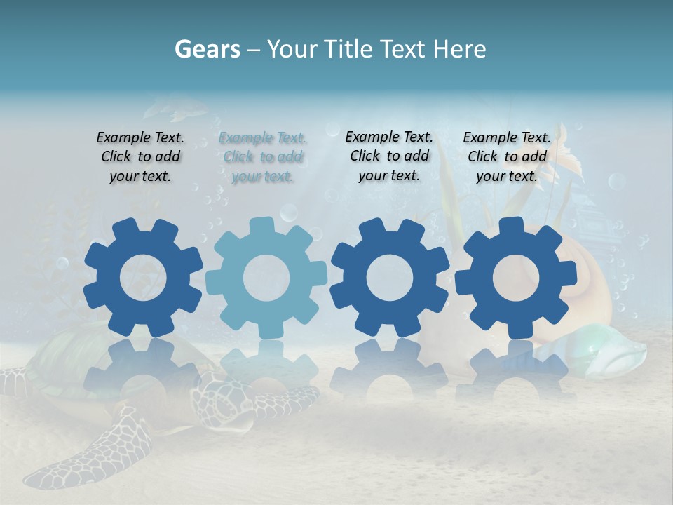 Ruiny Piasek Zatopiony PowerPoint Template