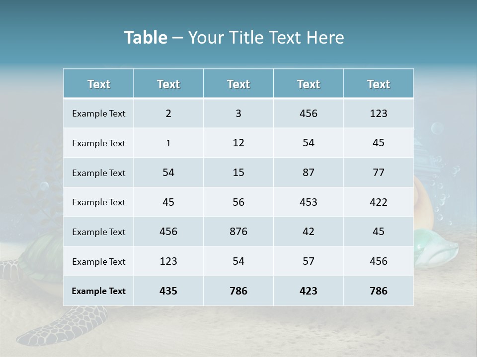 Ruiny Piasek Zatopiony PowerPoint Template