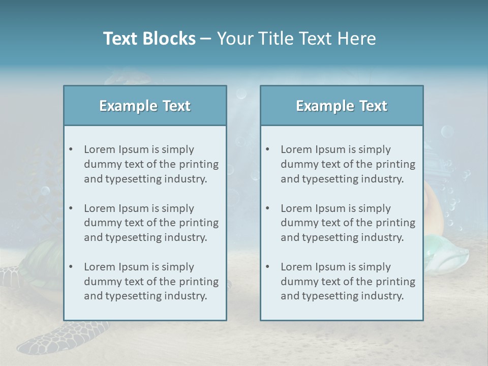 Ruiny Piasek Zatopiony PowerPoint Template