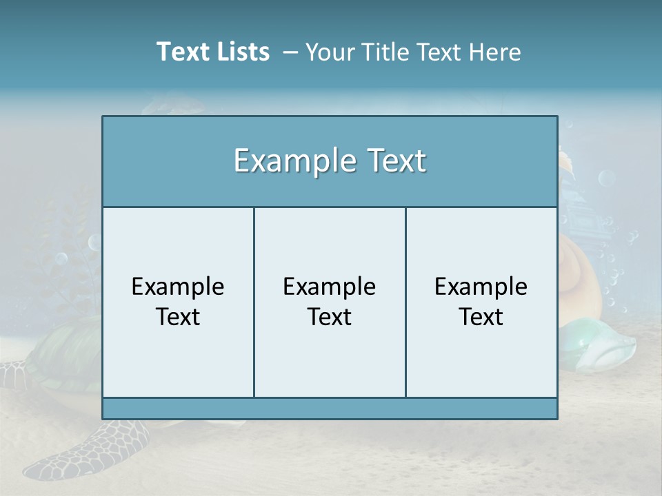 Ruiny Piasek Zatopiony PowerPoint Template