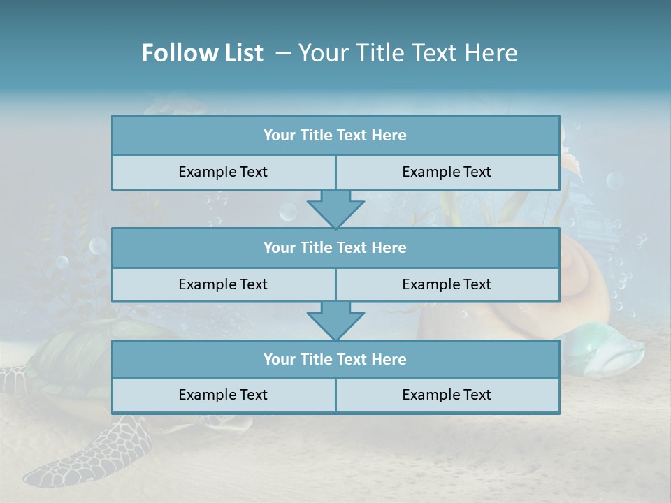 Ruiny Piasek Zatopiony PowerPoint Template