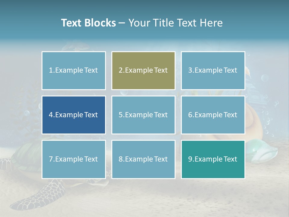 Ruiny Piasek Zatopiony PowerPoint Template