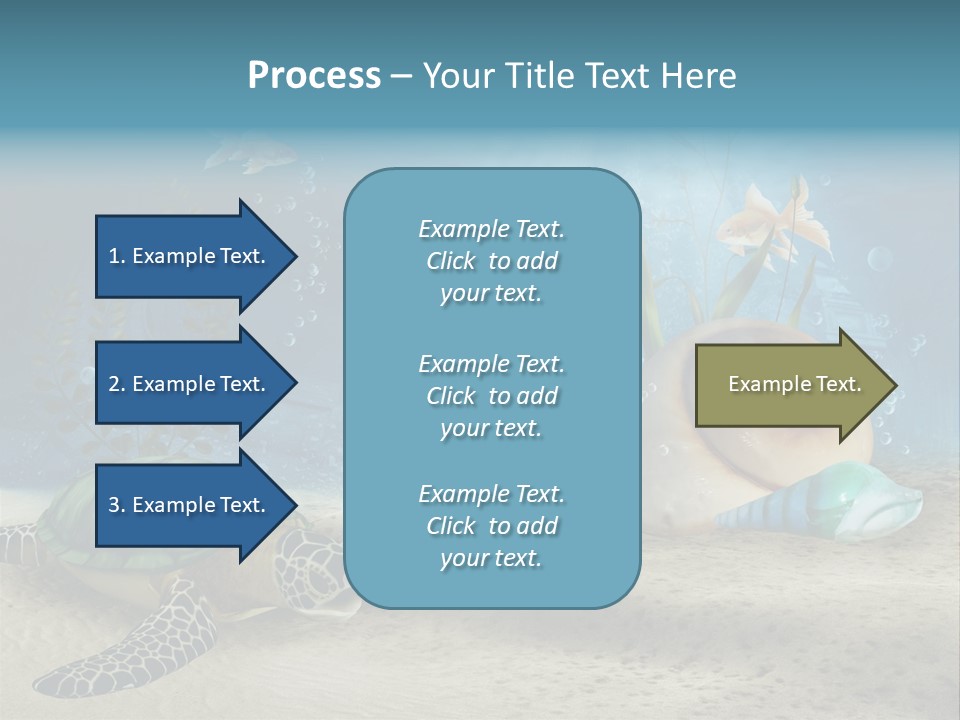 Ruiny Piasek Zatopiony PowerPoint Template