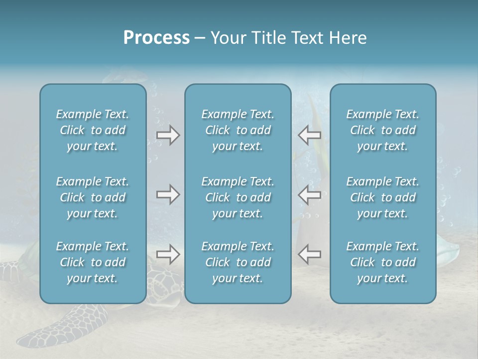 Ruiny Piasek Zatopiony PowerPoint Template