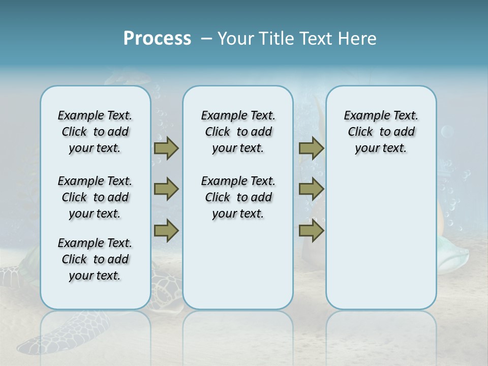 Ruiny Piasek Zatopiony PowerPoint Template