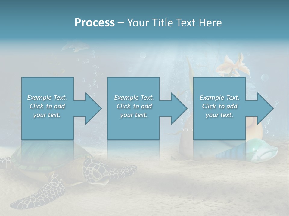 Ruiny Piasek Zatopiony PowerPoint Template