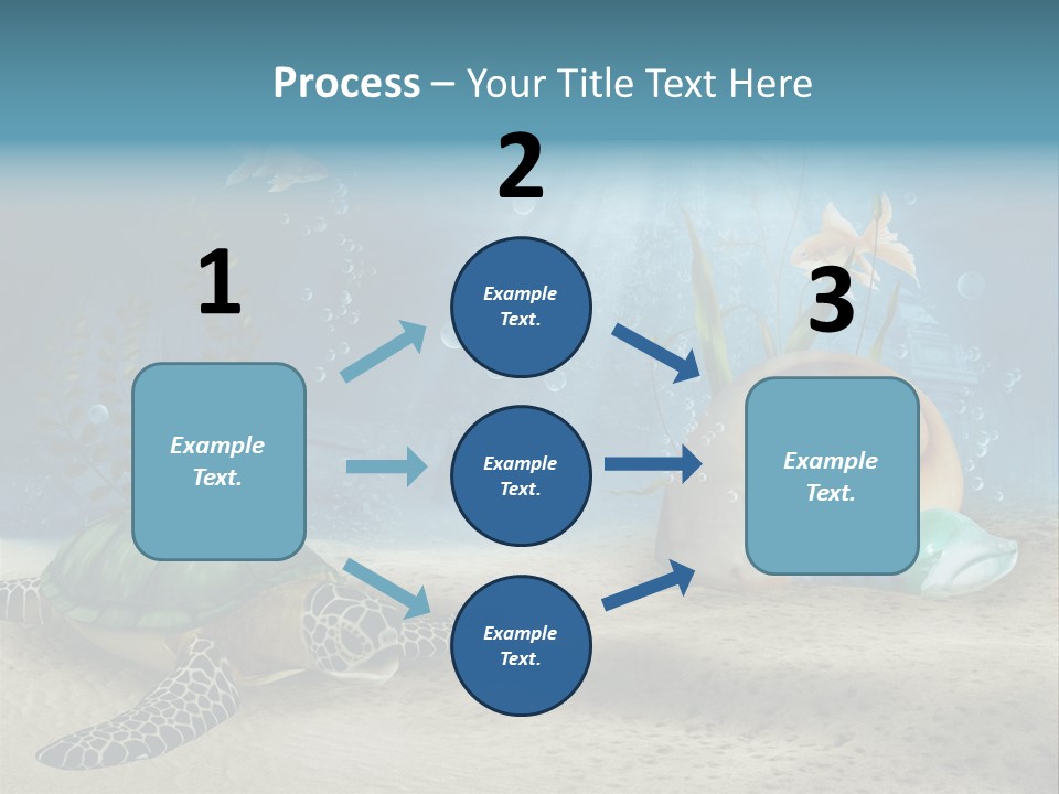 Ruiny Piasek Zatopiony PowerPoint Template
