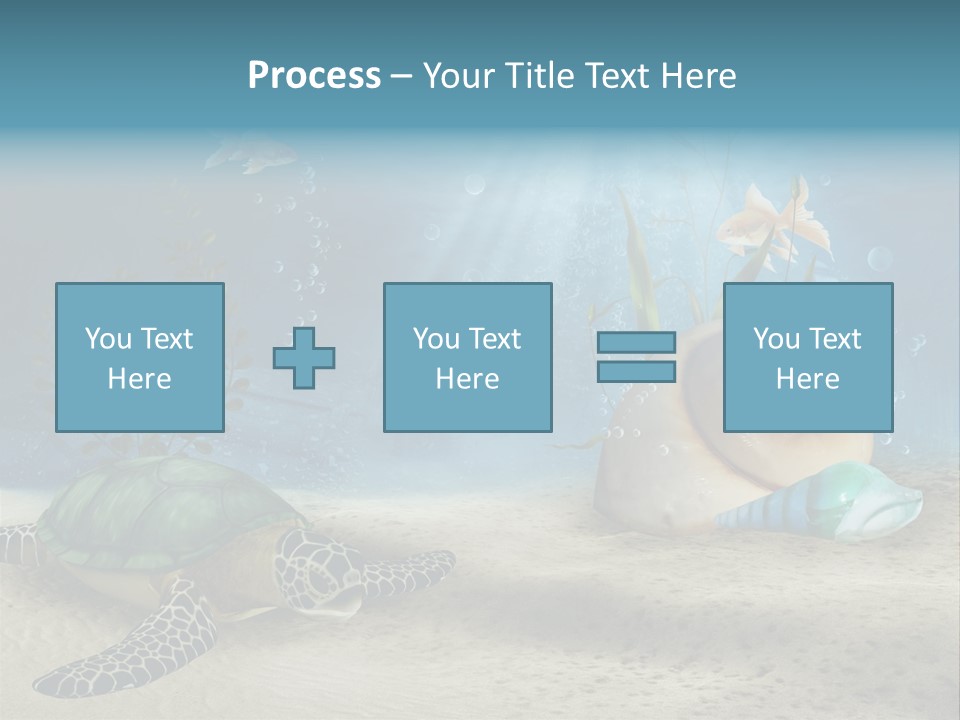 Ruiny Piasek Zatopiony PowerPoint Template