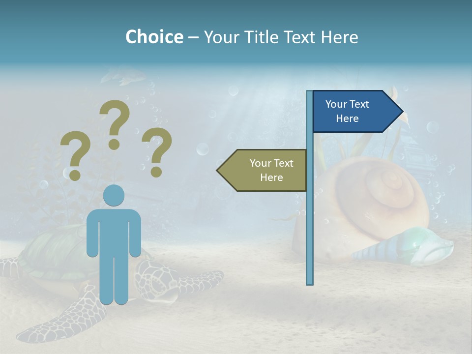 Ruiny Piasek Zatopiony PowerPoint Template