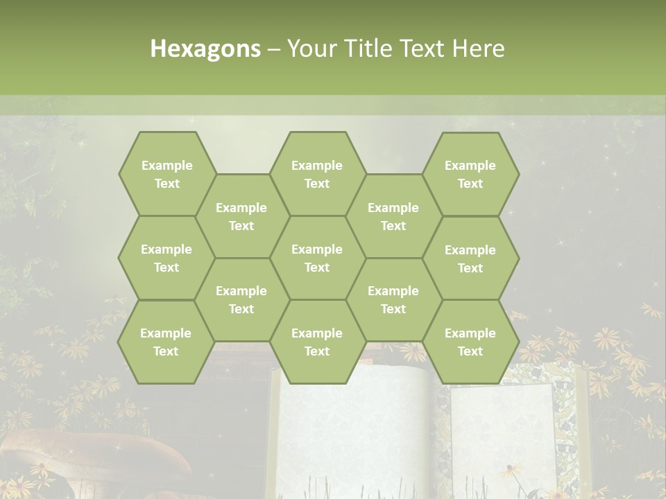 Fantasy Las Zaczarowany PowerPoint Template