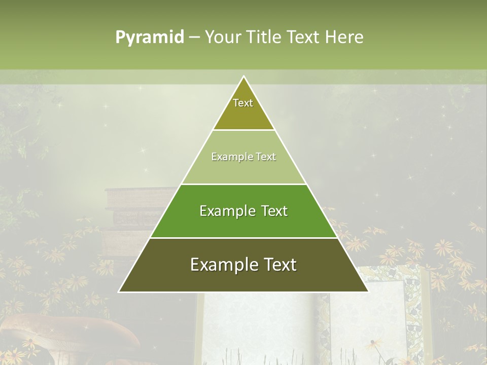Fantasy Las Zaczarowany PowerPoint Template