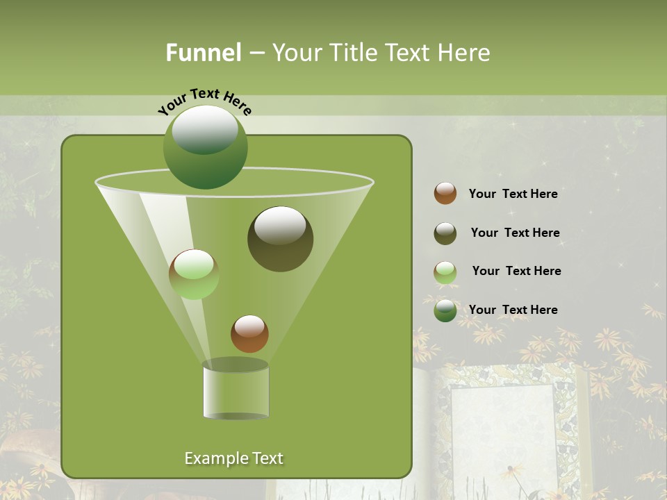 Fantasy Las Zaczarowany PowerPoint Template