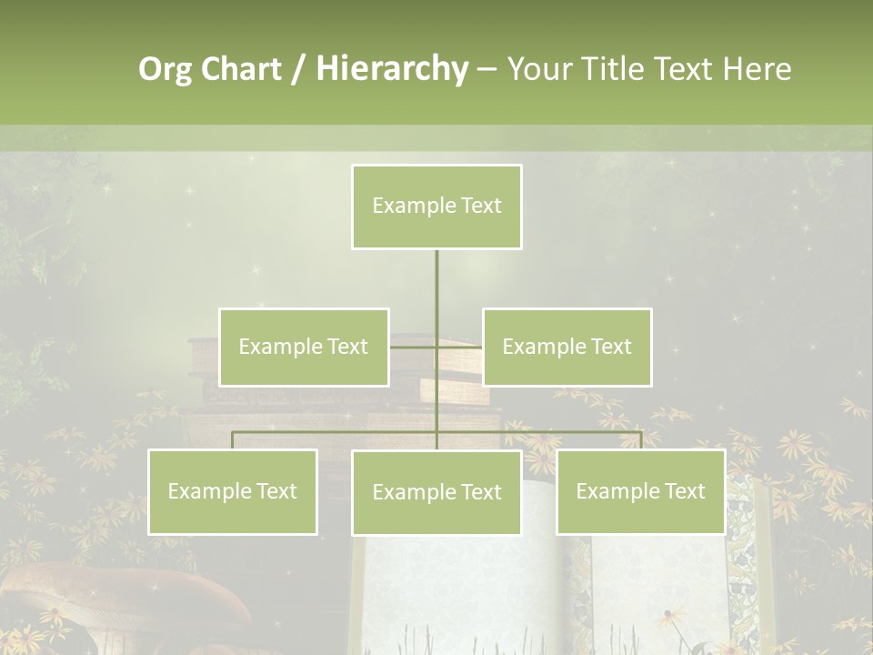 Fantasy Las Zaczarowany PowerPoint Template