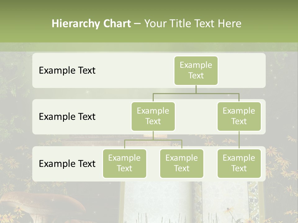 Fantasy Las Zaczarowany PowerPoint Template