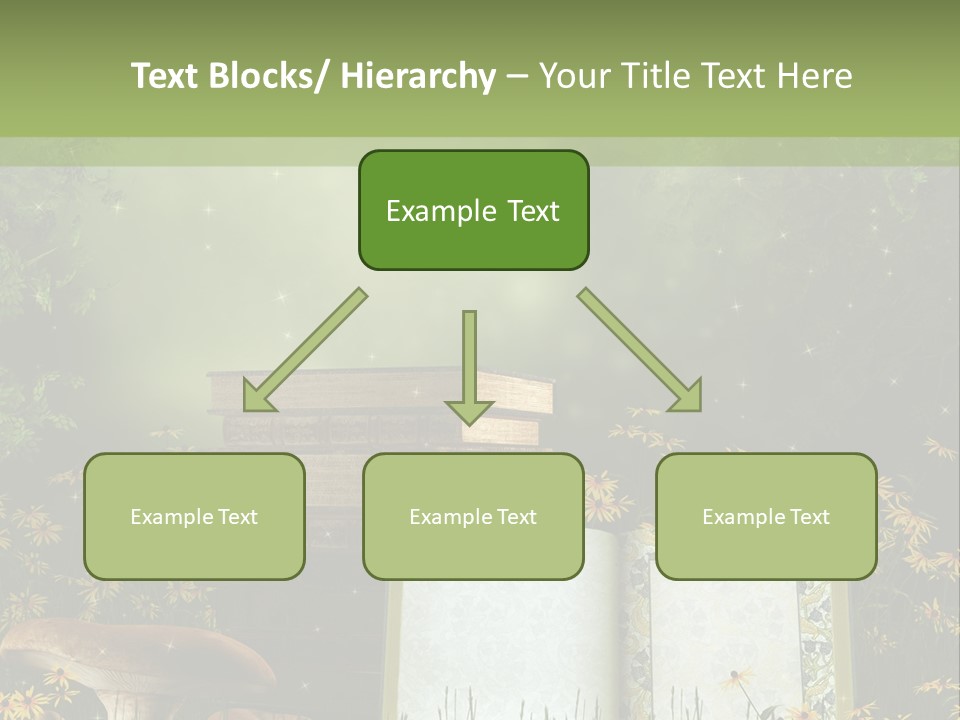 Fantasy Las Zaczarowany PowerPoint Template
