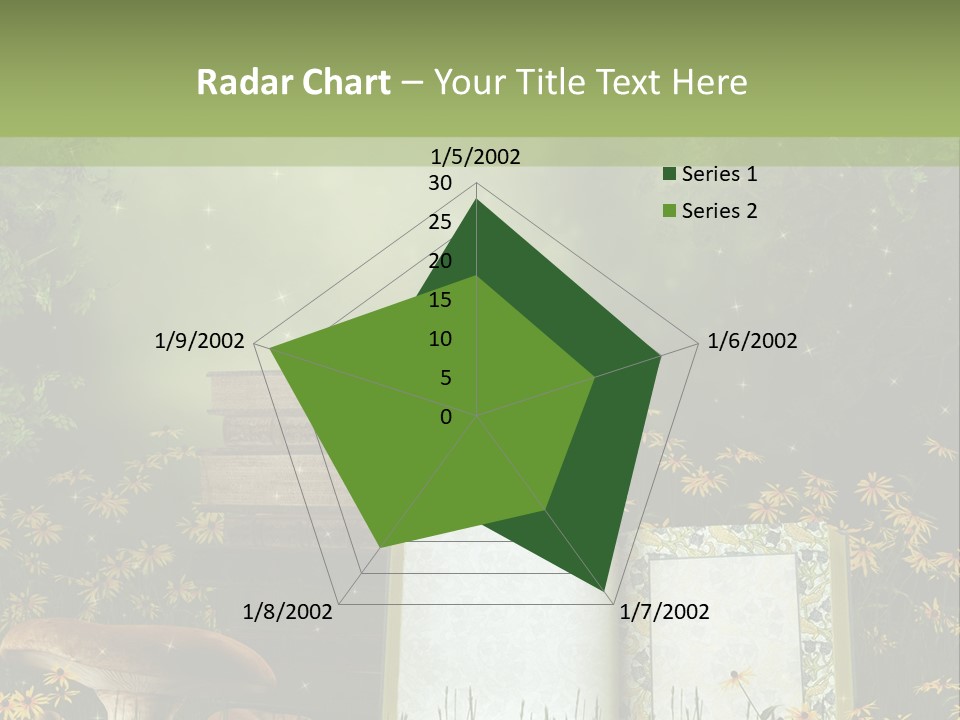 Fantasy Las Zaczarowany PowerPoint Template