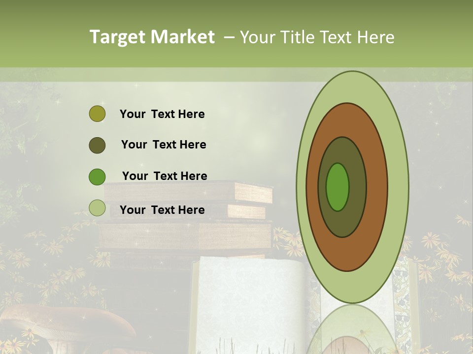 Fantasy Las Zaczarowany PowerPoint Template