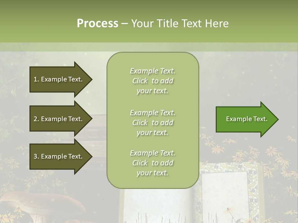 Fantasy Las Zaczarowany PowerPoint Template
