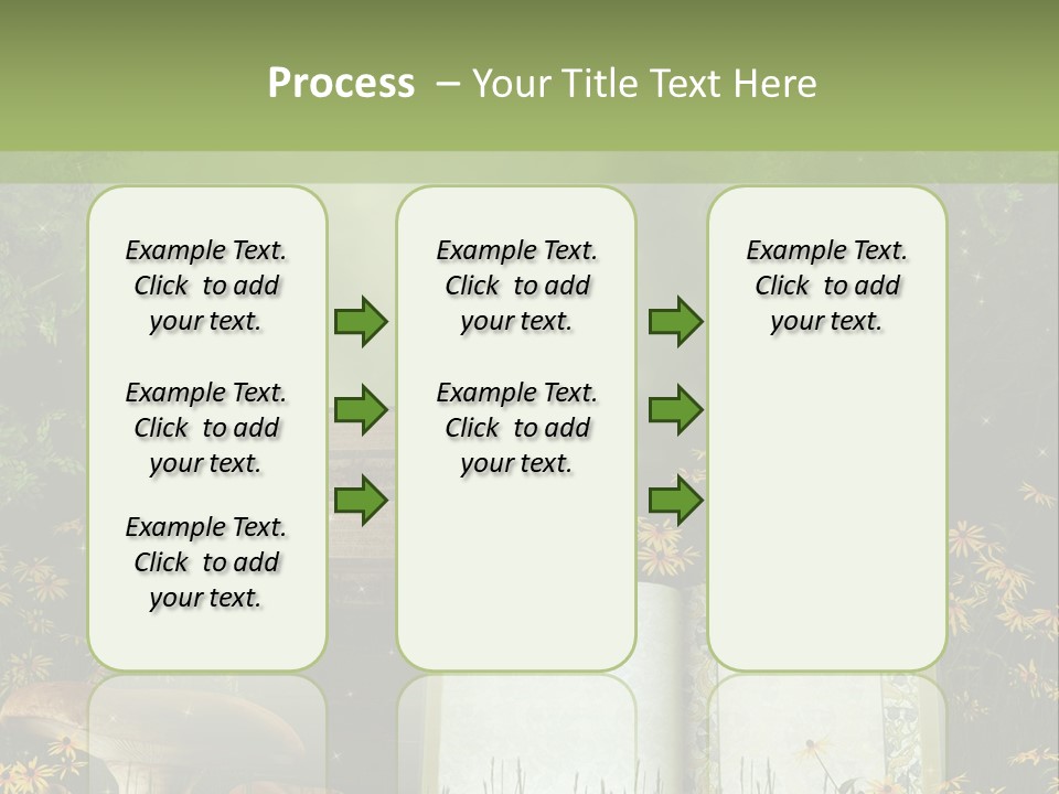 Fantasy Las Zaczarowany PowerPoint Template