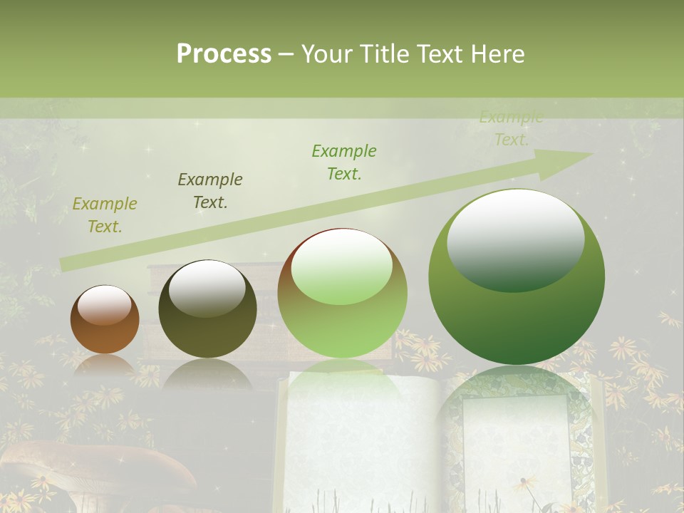 Fantasy Las Zaczarowany PowerPoint Template