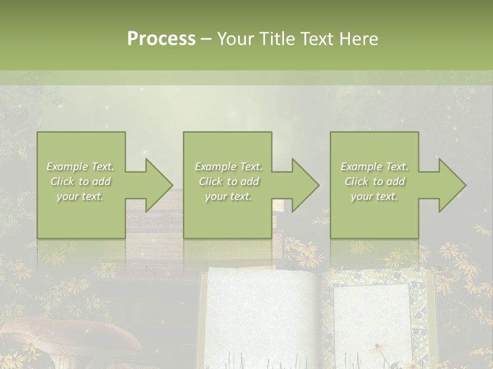 Fantasy Las Zaczarowany PowerPoint Template
