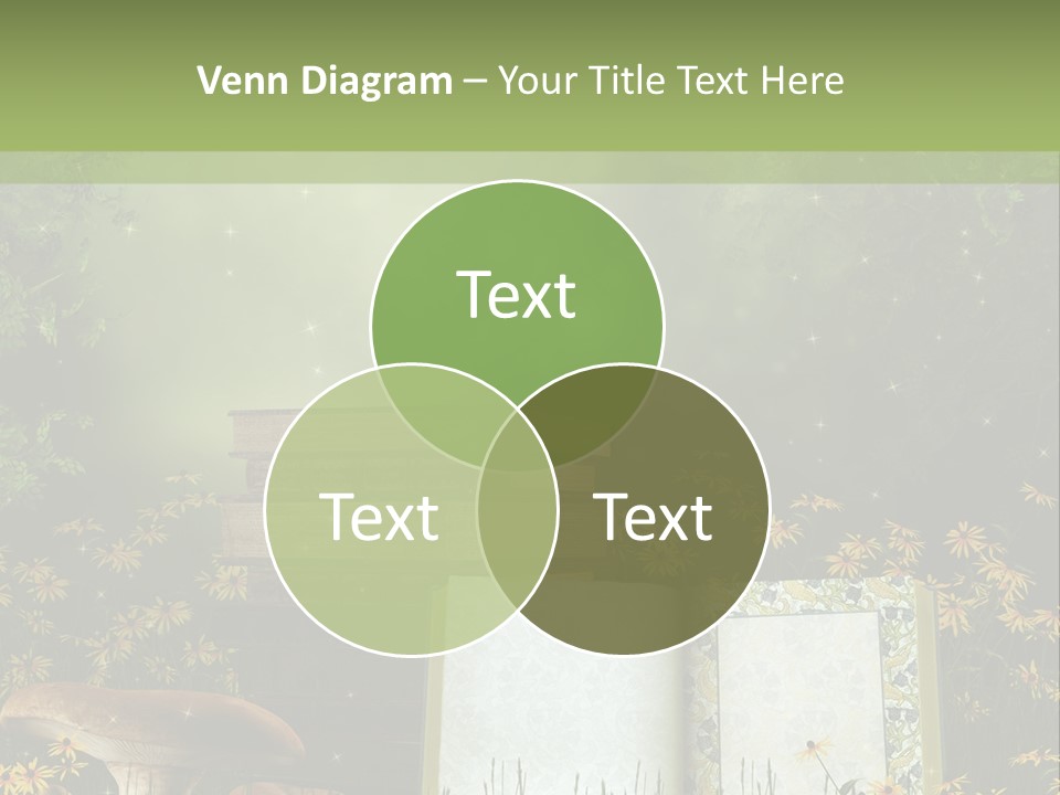 Fantasy Las Zaczarowany PowerPoint Template