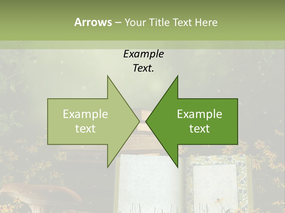 Fantasy Las Zaczarowany PowerPoint Template