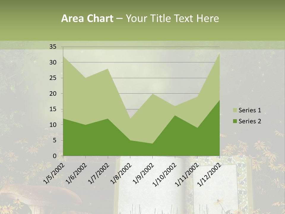 Fantasy Las Zaczarowany PowerPoint Template