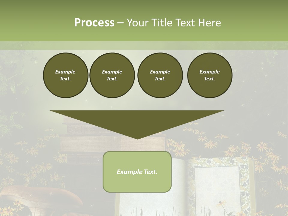 Fantasy Las Zaczarowany PowerPoint Template