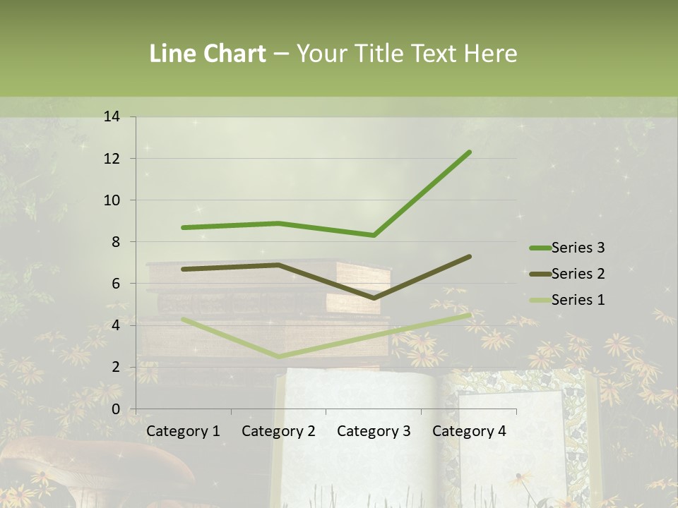 Fantasy Las Zaczarowany PowerPoint Template