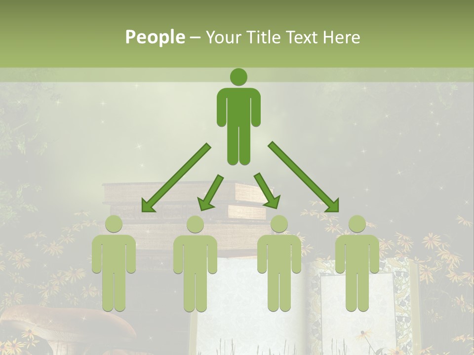 Fantasy Las Zaczarowany PowerPoint Template