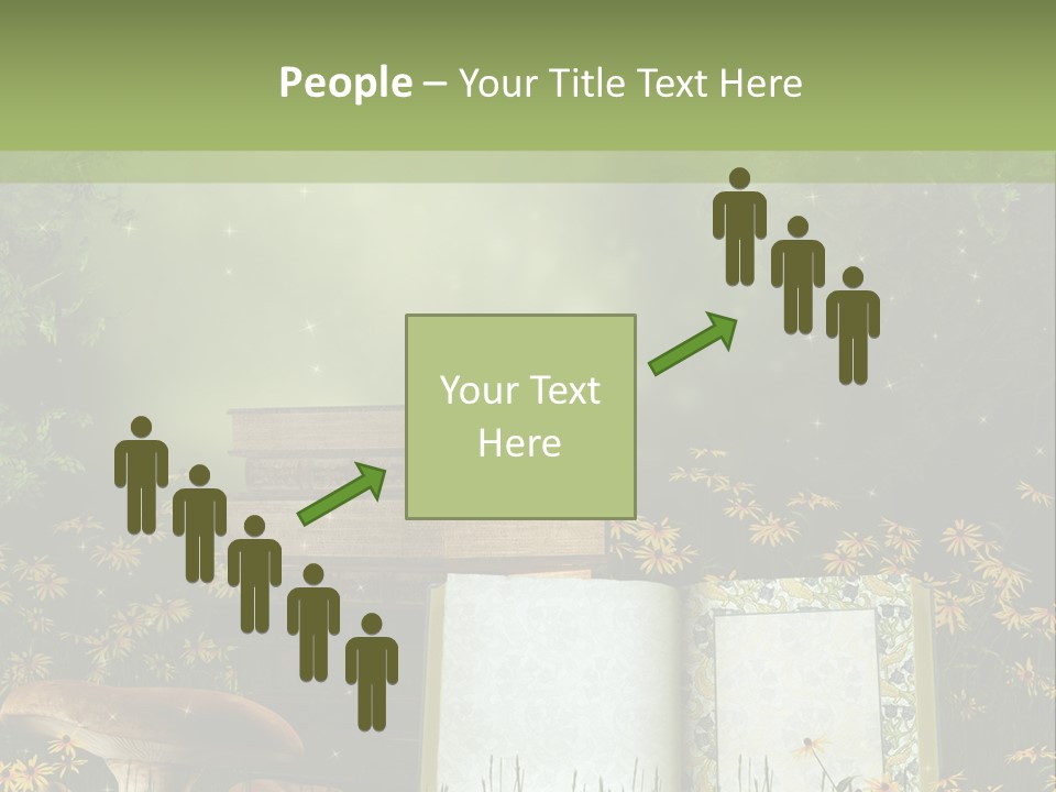 Fantasy Las Zaczarowany PowerPoint Template