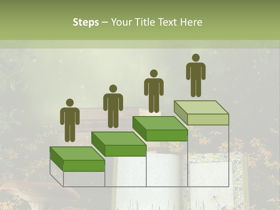 Fantasy Las Zaczarowany PowerPoint Template