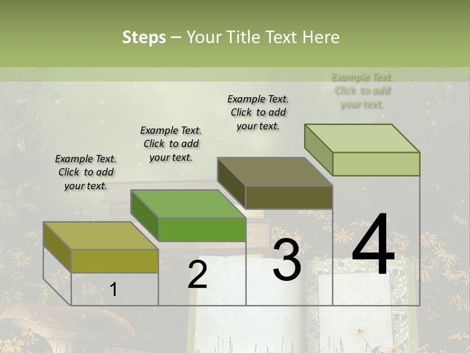 Fantasy Las Zaczarowany PowerPoint Template