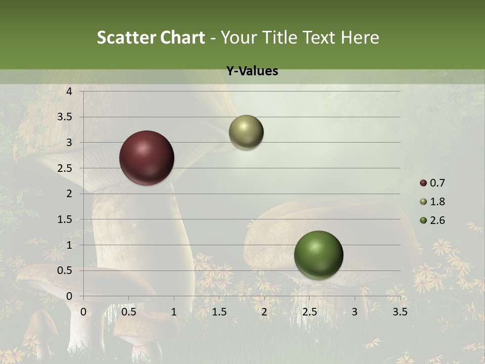 Grzyb Trawa Zielony PowerPoint Template