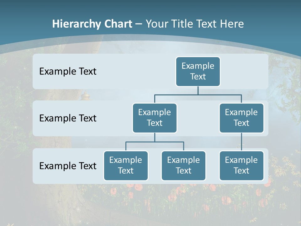 Zaczarowany Polana Las PowerPoint Template