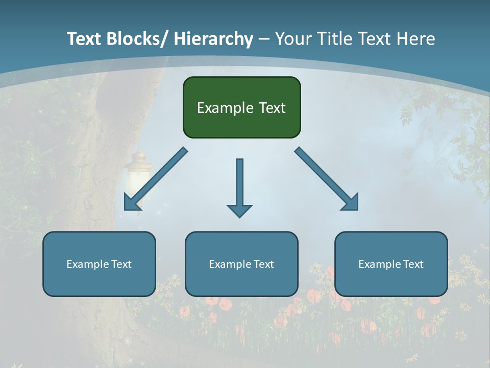 Zaczarowany Polana Las PowerPoint Template