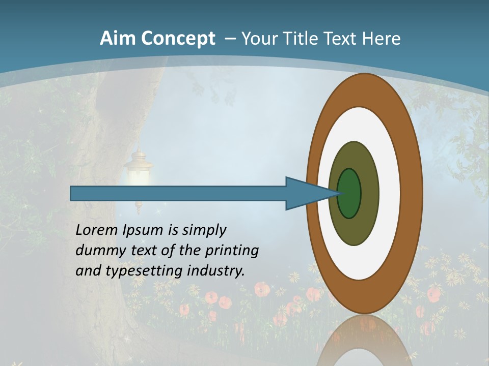 Zaczarowany Polana Las PowerPoint Template