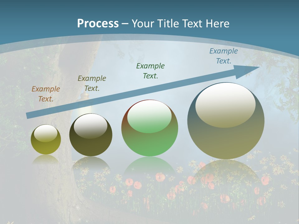 Zaczarowany Polana Las PowerPoint Template