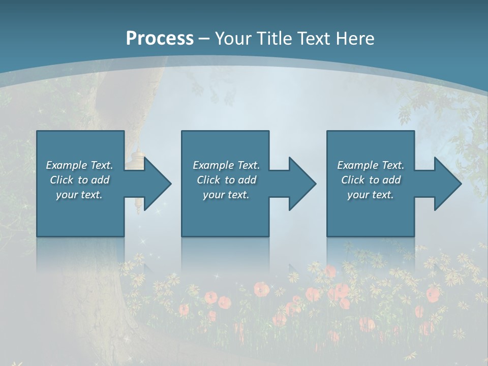 Zaczarowany Polana Las PowerPoint Template