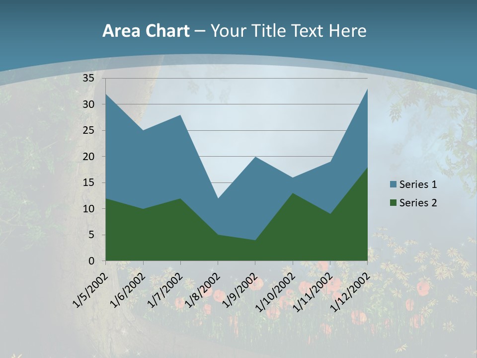 Zaczarowany Polana Las PowerPoint Template