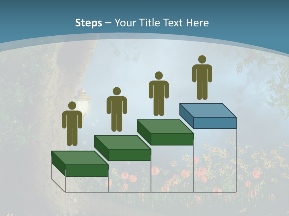 Zaczarowany Polana Las PowerPoint Template
