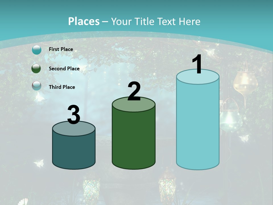 Lampion Latarnia Magiczny PowerPoint Template