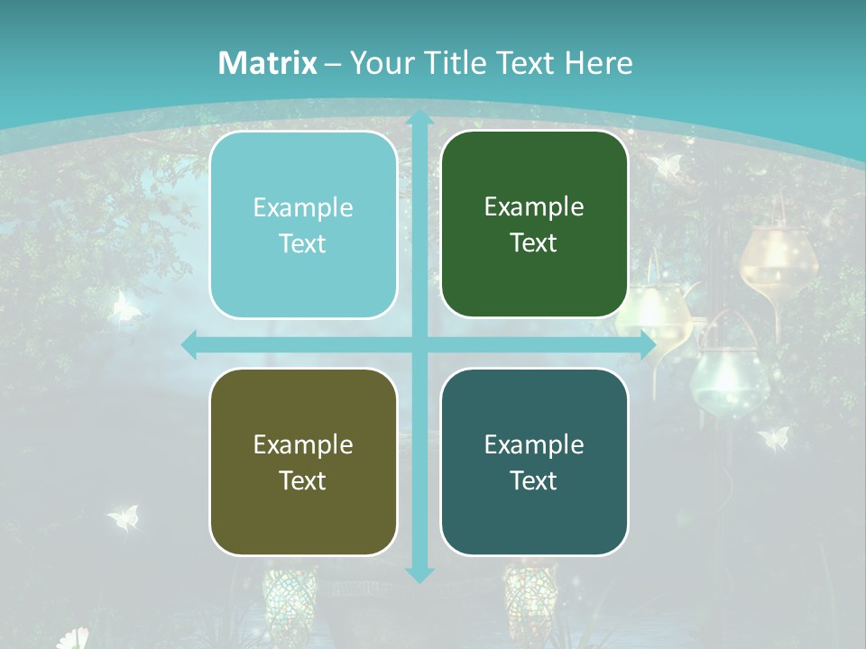 Lampion Latarnia Magiczny PowerPoint Template