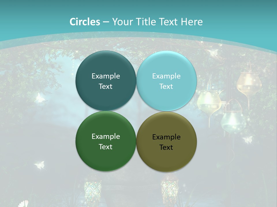 Lampion Latarnia Magiczny PowerPoint Template