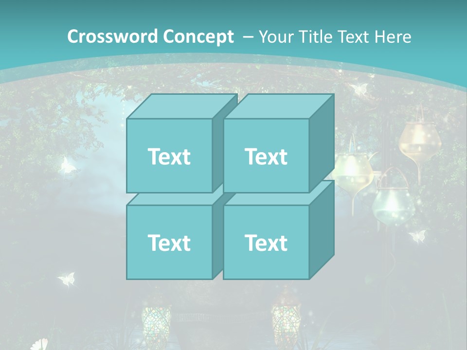 Lampion Latarnia Magiczny PowerPoint Template