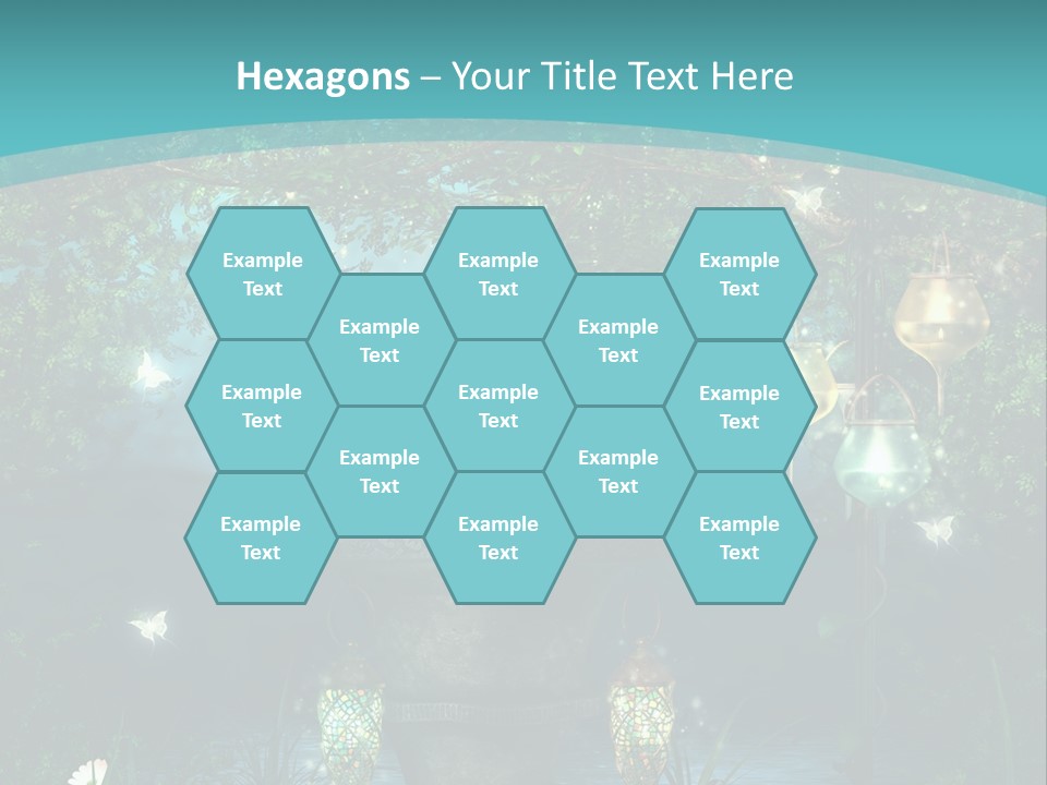 Lampion Latarnia Magiczny PowerPoint Template