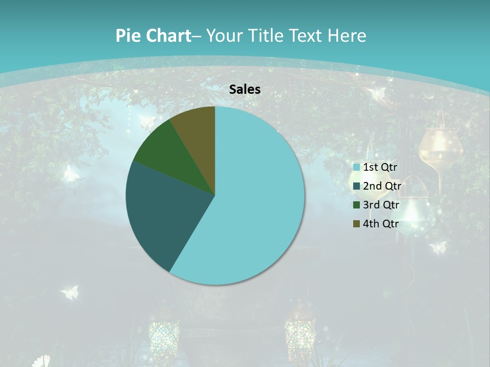 Lampion Latarnia Magiczny PowerPoint Template